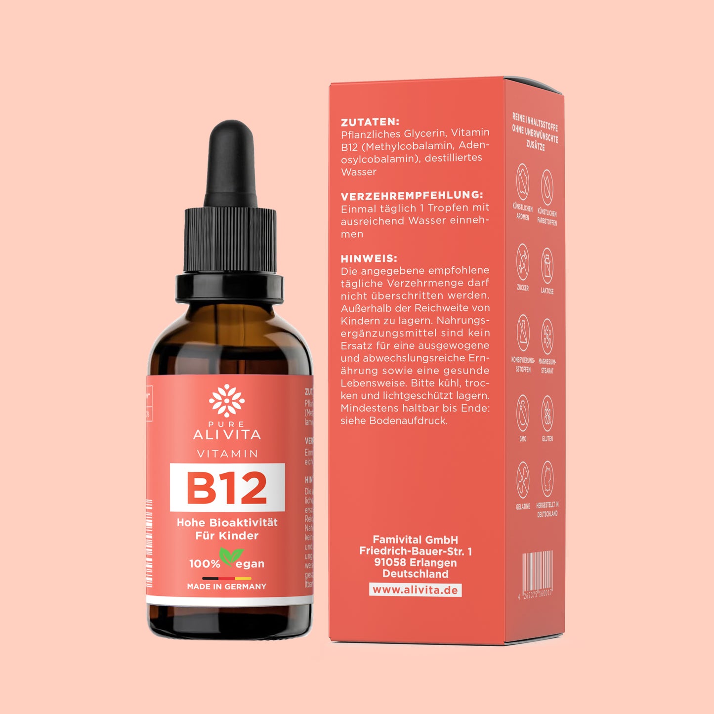 Vitamin B12 Tropfen - 10ml für Kinder